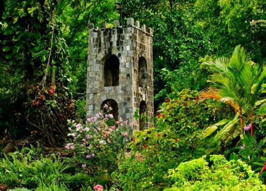 Basseterre: Plantation and Beach Extravaganza - Romney Manor mixes gardens with Caribelle Batik