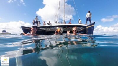St Kitts 4-hour Catamaran Snorkel Cruise & Lunch