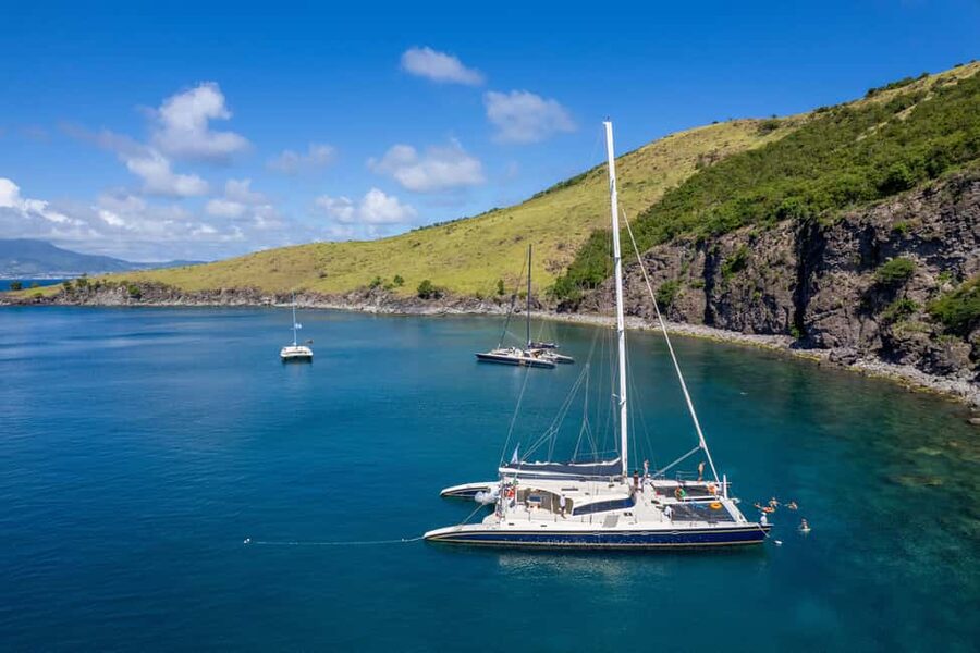 Basseterre: St. Kitts and Nevis Catamaran Tour with Lunch - Key points at a glance