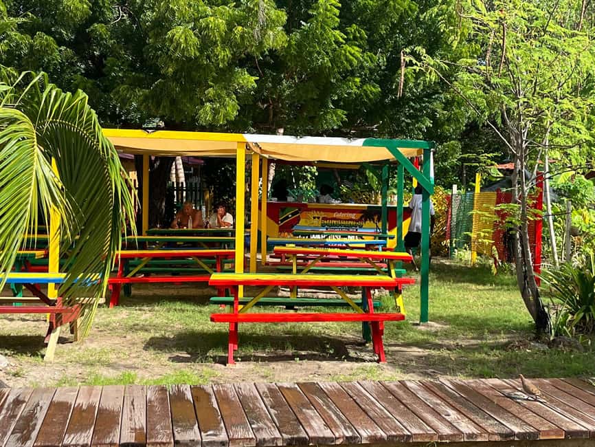 Basseterre: St. Kitts and Nevis Catamaran Tour with Lunch - Lunch and beach time on Nevis