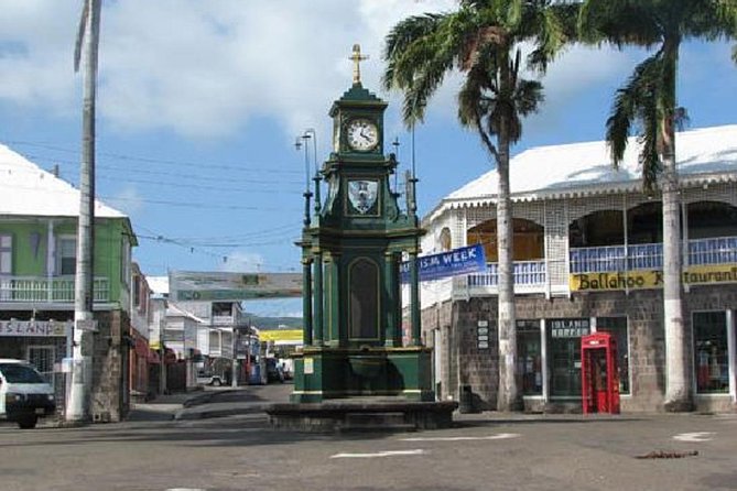 Capital and Beach Tour of St. Kitts and Nevis - Timothy Hill and the view across the peninsula