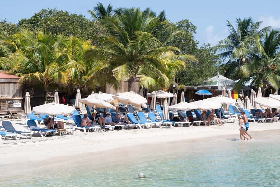 Cockleshell: Beach Excursion, Snorkeling, and Scenic Views - Meeting at Port Zante and heading south
