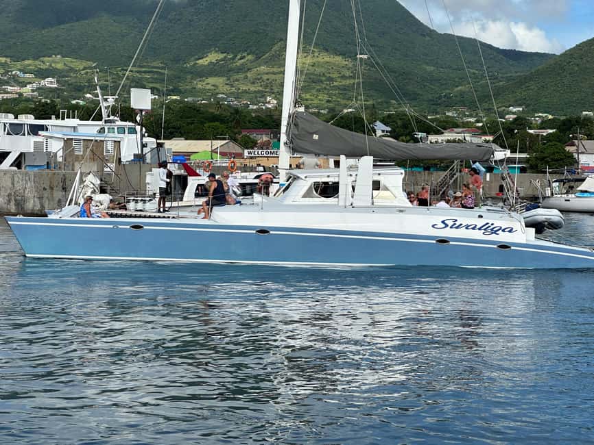 Half Day Sail and Snorkel - The sail along Saint Kitts