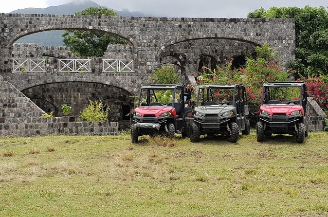 Jungle Bikes Dune Buggy & Beach Tours in St Kitts - Mount Liamuiga and Brimstone Hill views