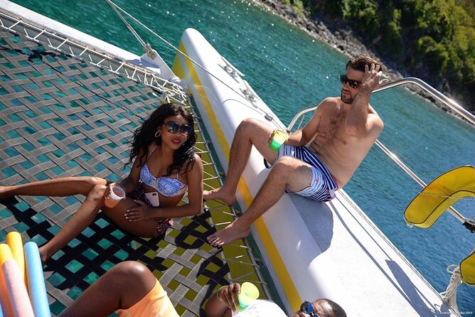 Leisure Full Day Catamaran (Blue, Aqua or LIC) - The musical return to St. Kitts