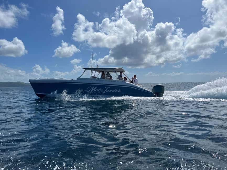 PRIVATE POWER CATAMARAN - St Kitts sightseeing, swimming, and snorkeling