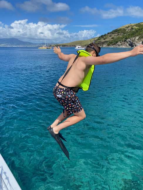 PRIVATE POWER CATAMARAN - Two hours on Nevis and Pinney’s Beach