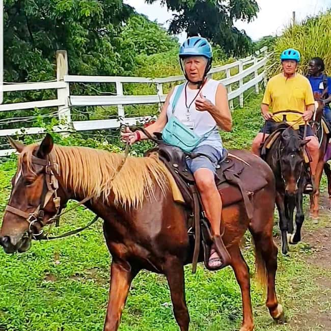 Scenic Horseback Trail - Basseterre, two seas, and changing views