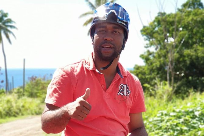St Kitts ATV Adventure and Beach Tour - The ATV lesson before the real trail begins