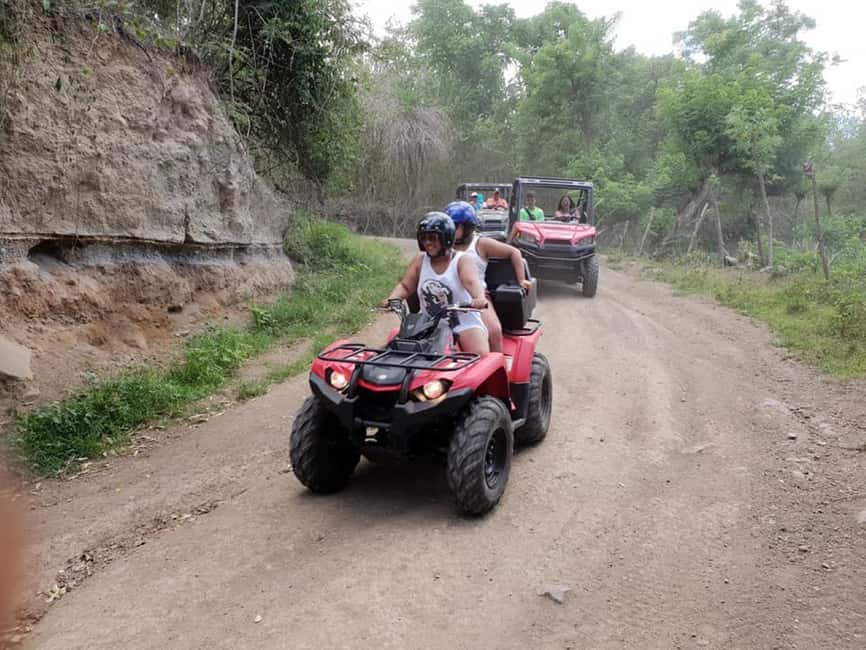 St. Kitts: Jungle Bikes ATV and Beach Guided Tour - What the jungle ride feels like