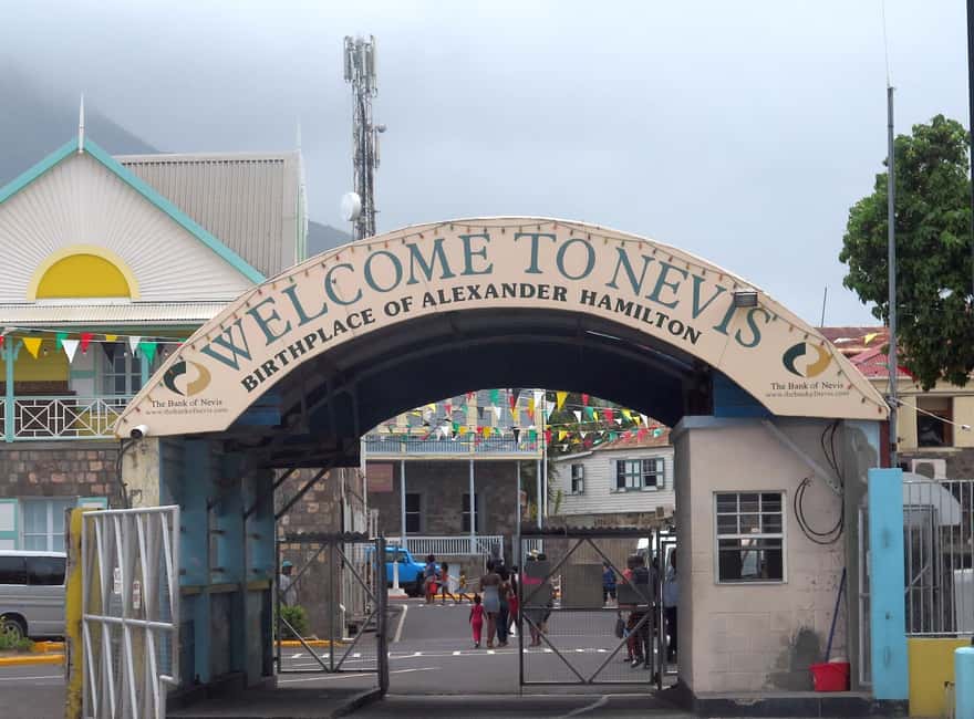 St. Kitts: Nevis Island Tour and Beach Time with Lunch - Charlestown and the road across Nevis