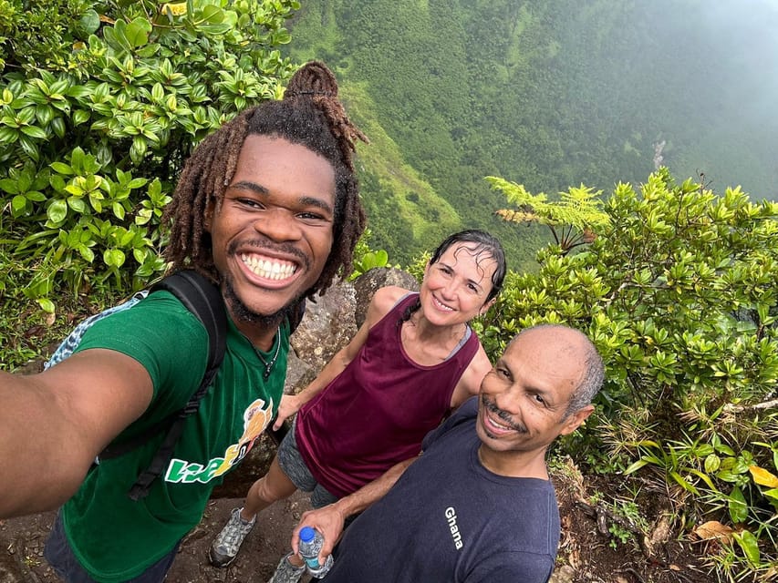 St. Kitts: Volcano Hike to Mt. Liamuiga the Highest Peak - The rainforest trail begins