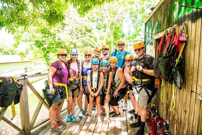 St. Kitts Zipline Experience - Starting at a historic sugar estate