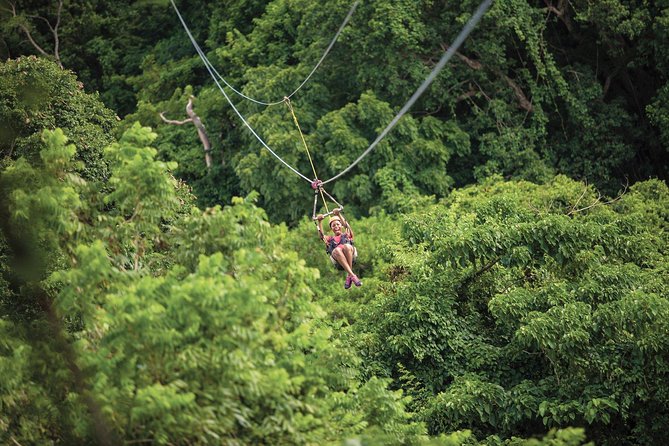 St. Kitts Zipline Experience - Line one gives you time to settle in