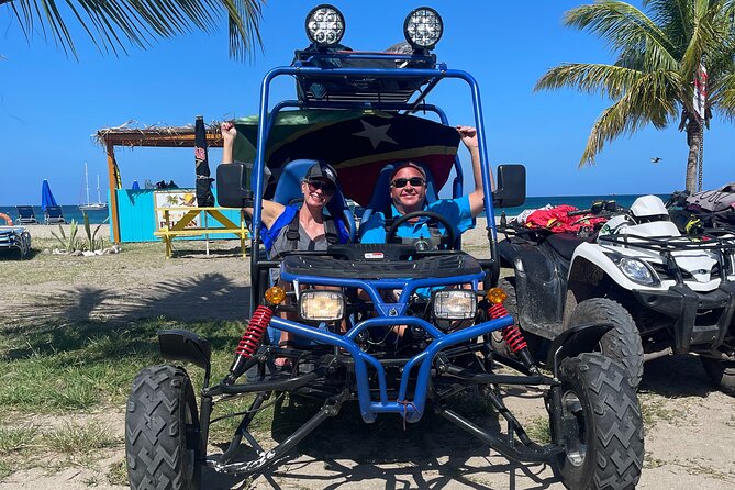 UTV Excursion Through the Beaches and Mountains of Nevis - Starting at Pinney’s Beach with a safety briefing