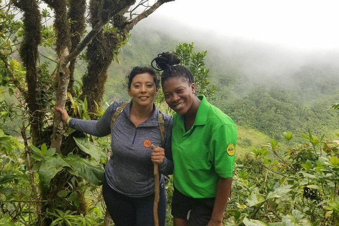 Volcano Crater Hiking Tour in St Kitts - Summit views, clouds, and the volcano picnic